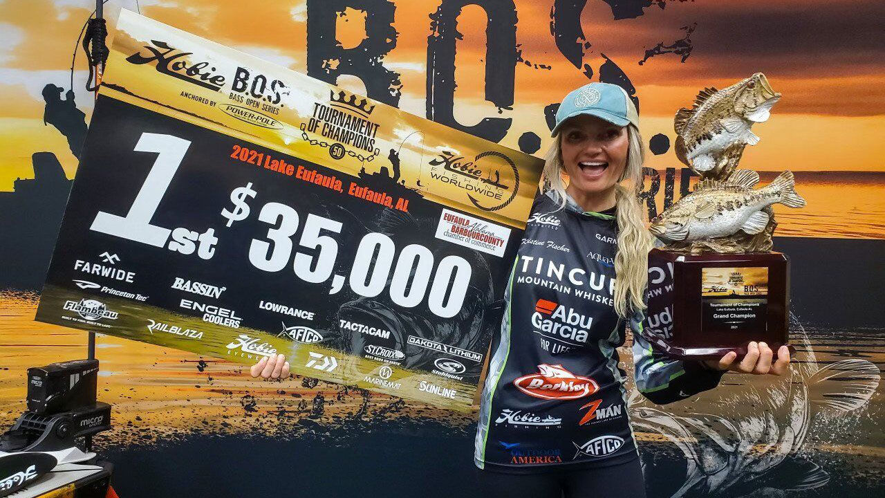 Weeping Water angler Kristine Fischer is first woman to win national championship in any series